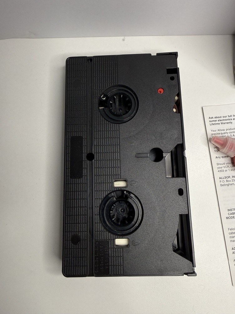 VHS Head Cleaner Also