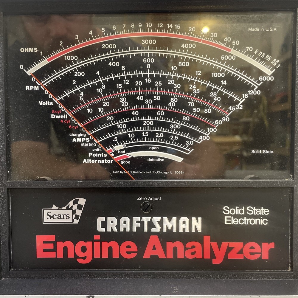 Vintage CRAFTSMAN/SEARS Model 161.210400 Solid State Engine Analyzer*Made In USA