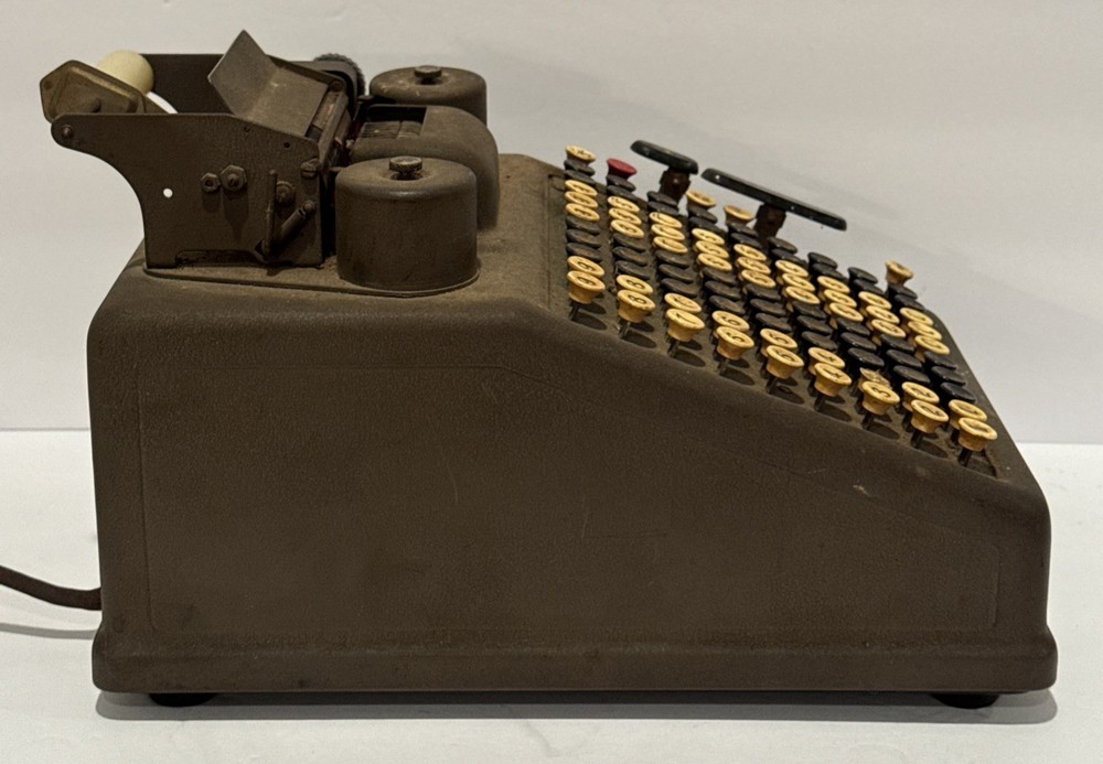 Burroughs Adding Machine Class 9 Portable Calculator 1920’s Vintage Read