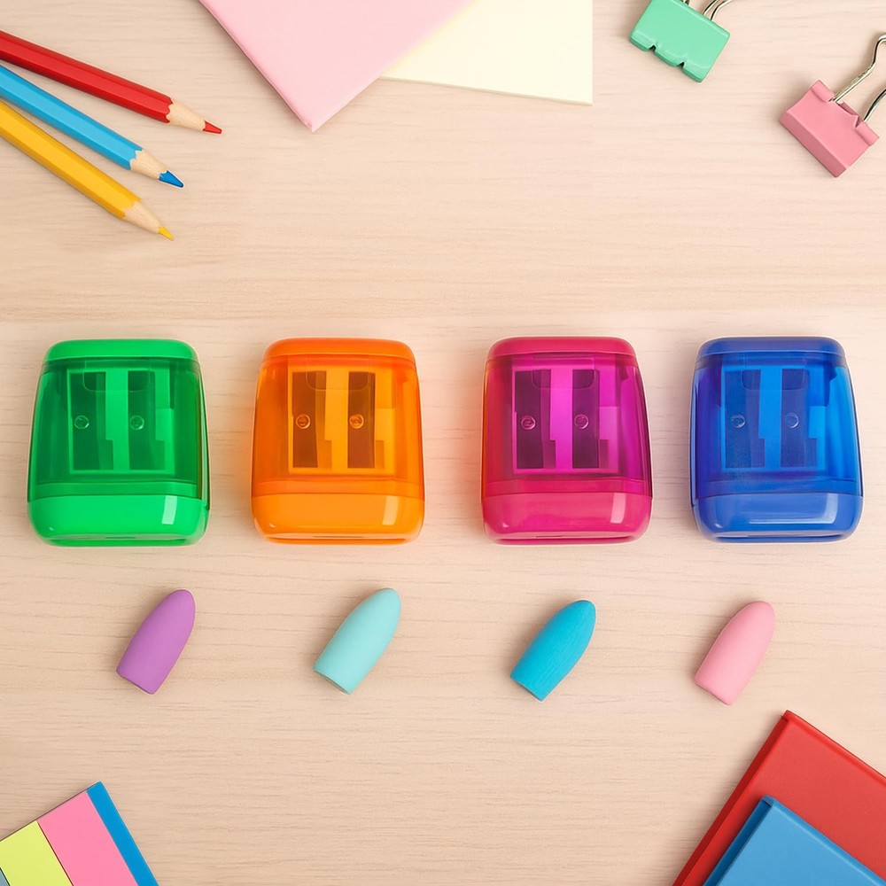 Pencil Sharpeners, Aipker Manual Sharpeners & Basic-Pencil Sharpener, Colored