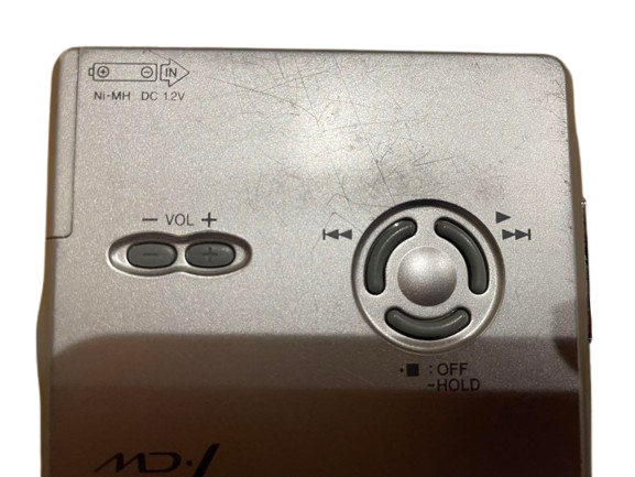 Sharp MD-ST600 Silver MDLP Minidisc Player Player Only Good