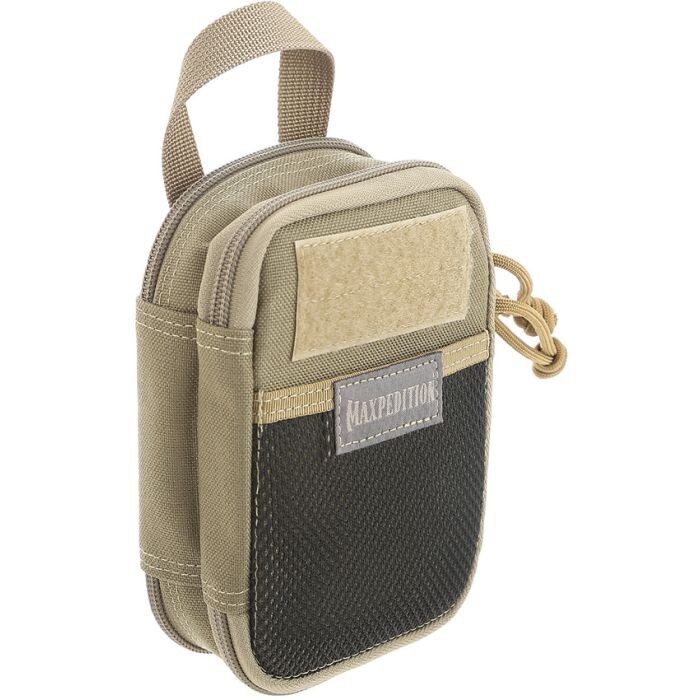 Maxpedition Double-Decker Mini Pocket Black Full Clamshell MOLLE And PALS-Ready