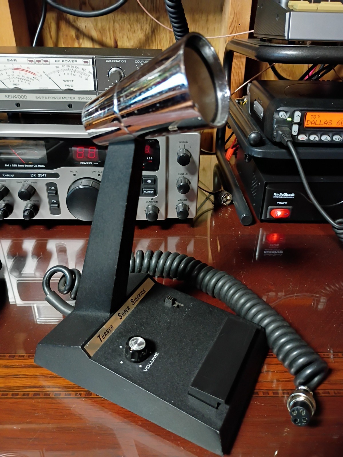 Vtg Turner Super Sidekick Desk Microphone