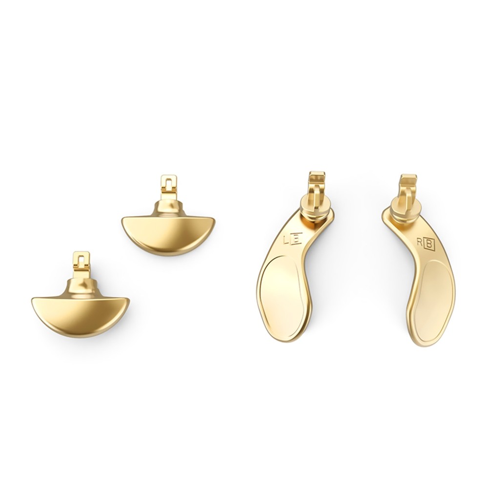 4PCS Gold Stainless Steel Back Button Paddles For PS5 Edge Controller Accessory