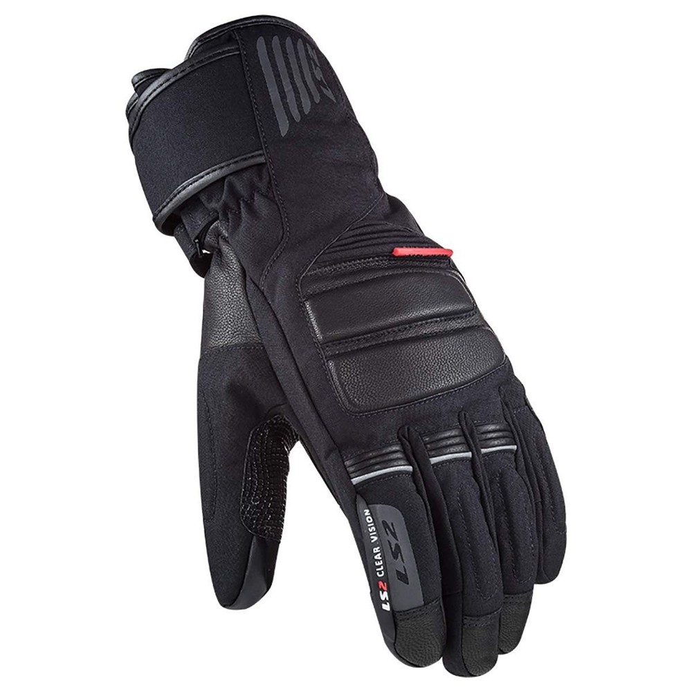 LS2 Helmets Frost Glove (Black - 2X-Large)