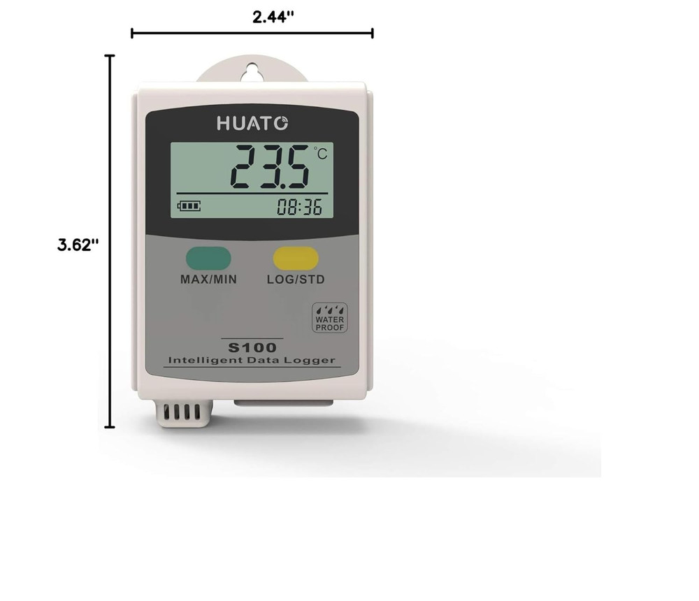 Portable or Wall Mounted Temperature and Humidity High Accuracy Data Logger with