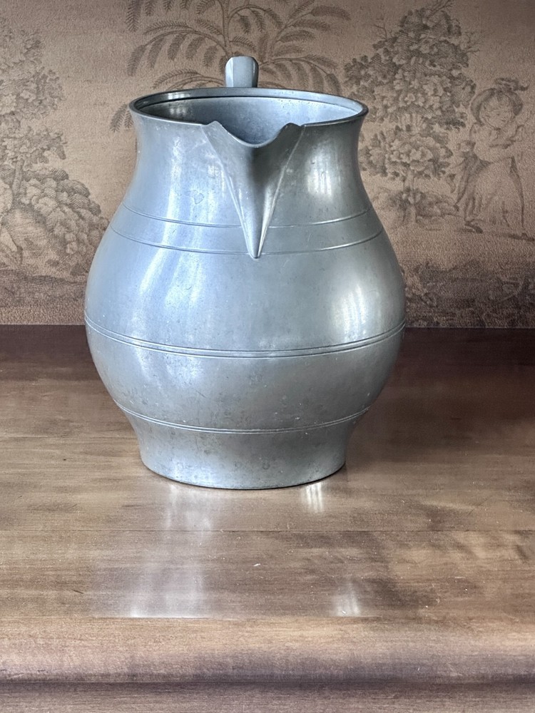 Antique Pairpoint 7" Pewter Water Pitcher Signed/Numbered
