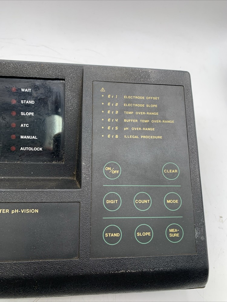 COLE PARMER MICROCOMPUTER PH-VISION MODEL 05669-20 PH METER 607 1N See Pics