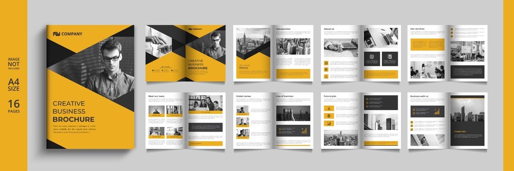 Professional Flyer Brochure 30+ Templates Multi-Layout Multi-Page Vectors