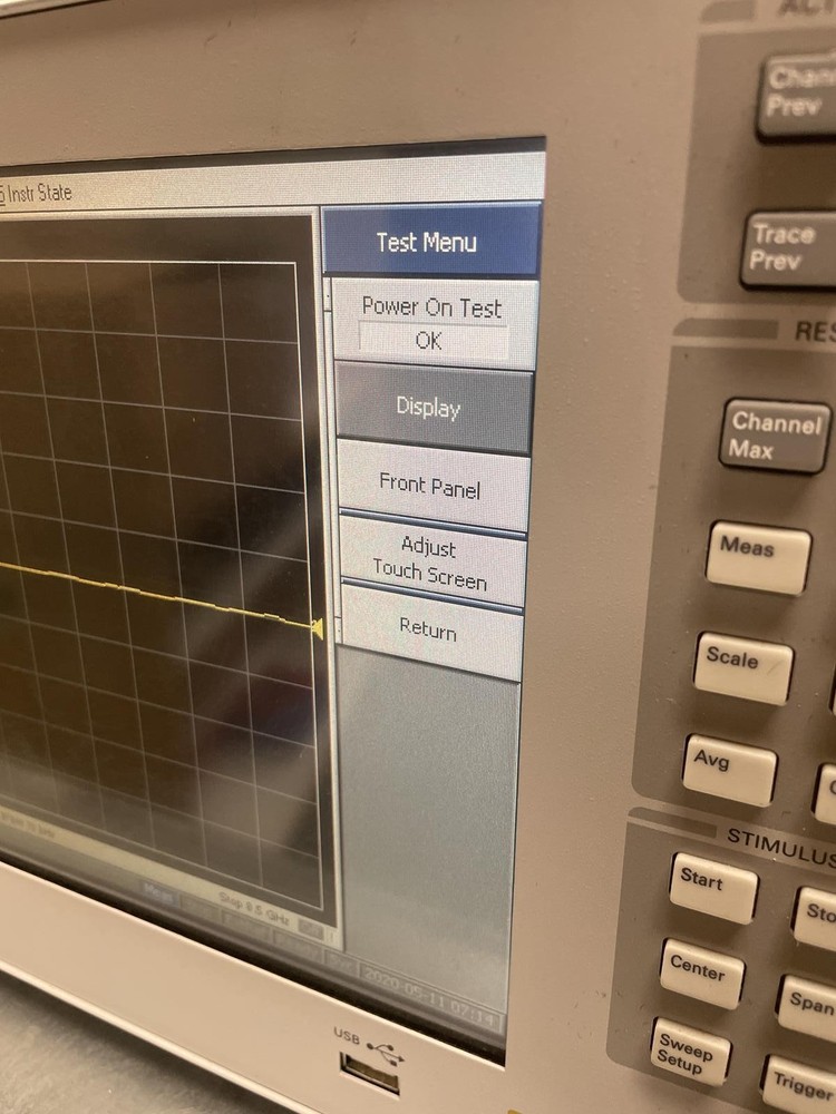 AGILENT E5071A ENA SERIES NETWORK ANALYZER, OPT.10,16,1E5,413