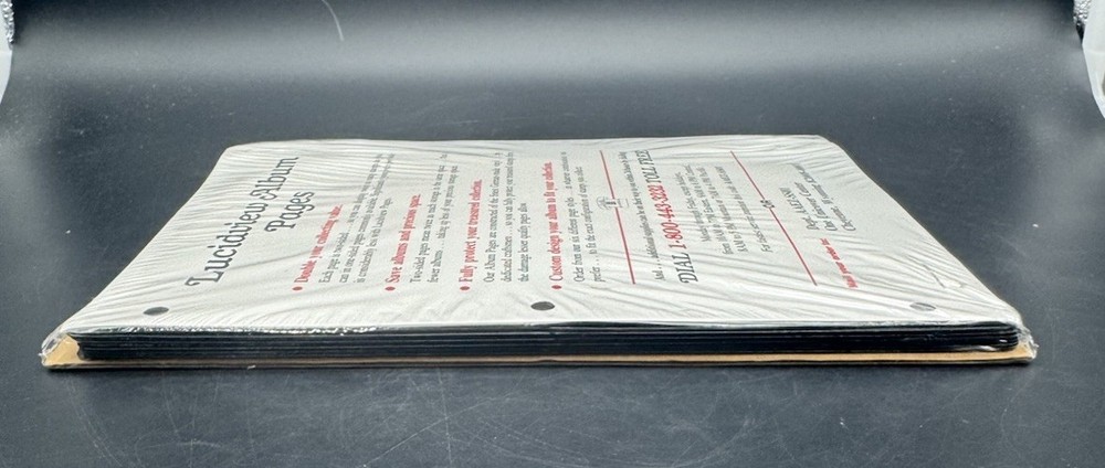 Lucidview Album Pages 9535P 12 Two-Sided Stamp Pages Sealed