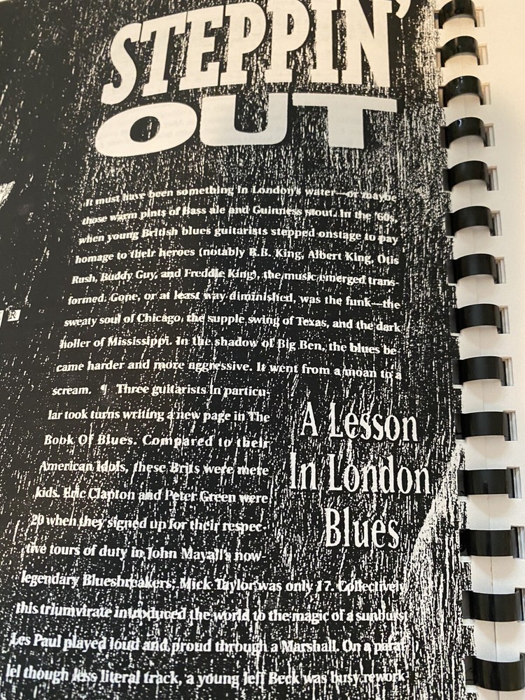 GET THE BLUES LESSON HARDCOPIES