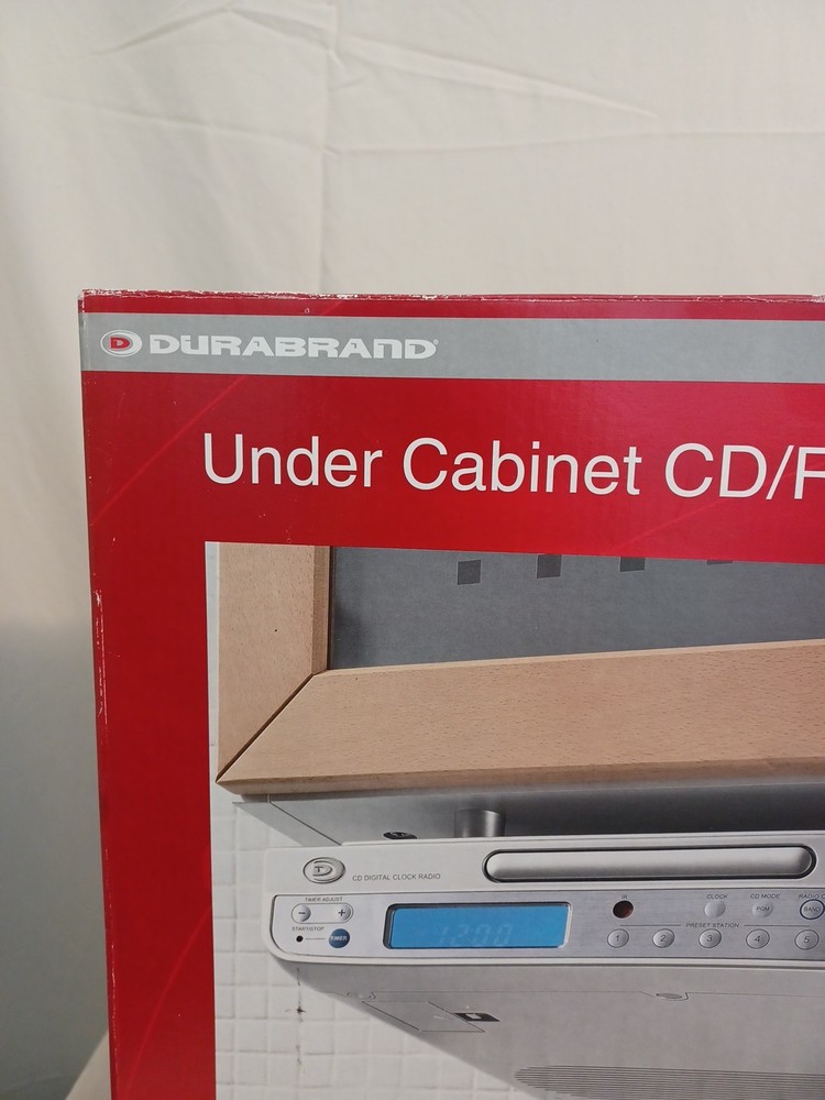 Durabrand Under Cabinet CD Radio Player w/ Remote *CD Player Does Not Work*
