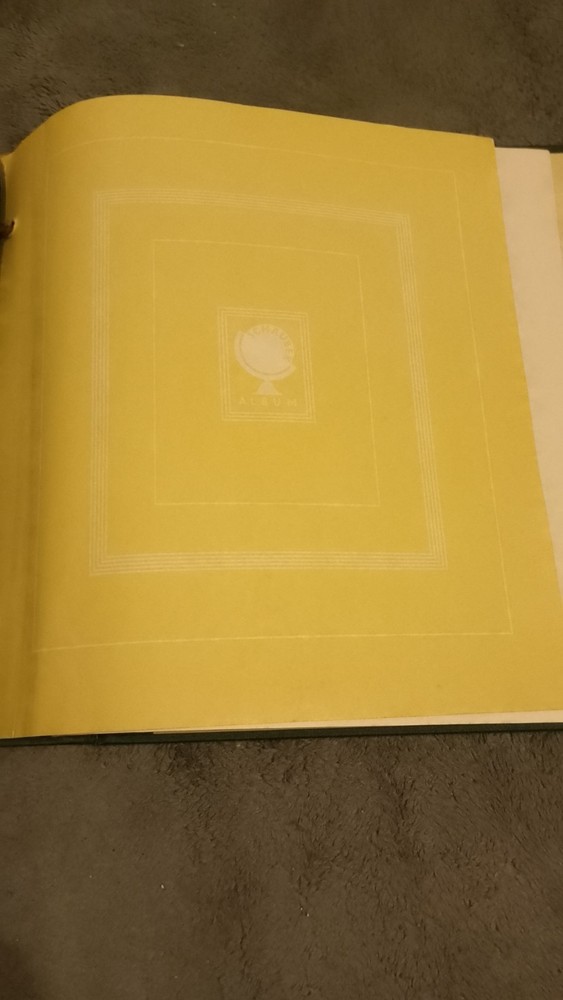 Old Stamp Albums Two Empty In Cardboard Slip Cases