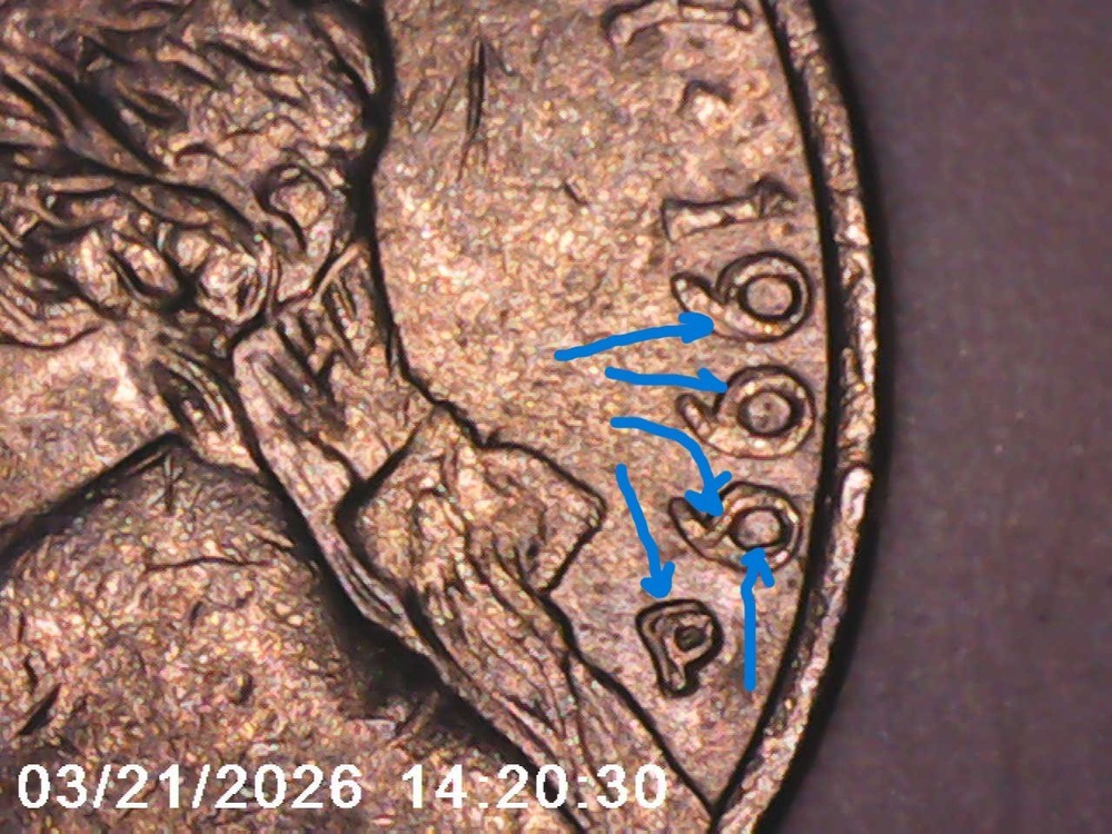 1999 P SUPER ERROR Jefferson nickel, MDO & MDR