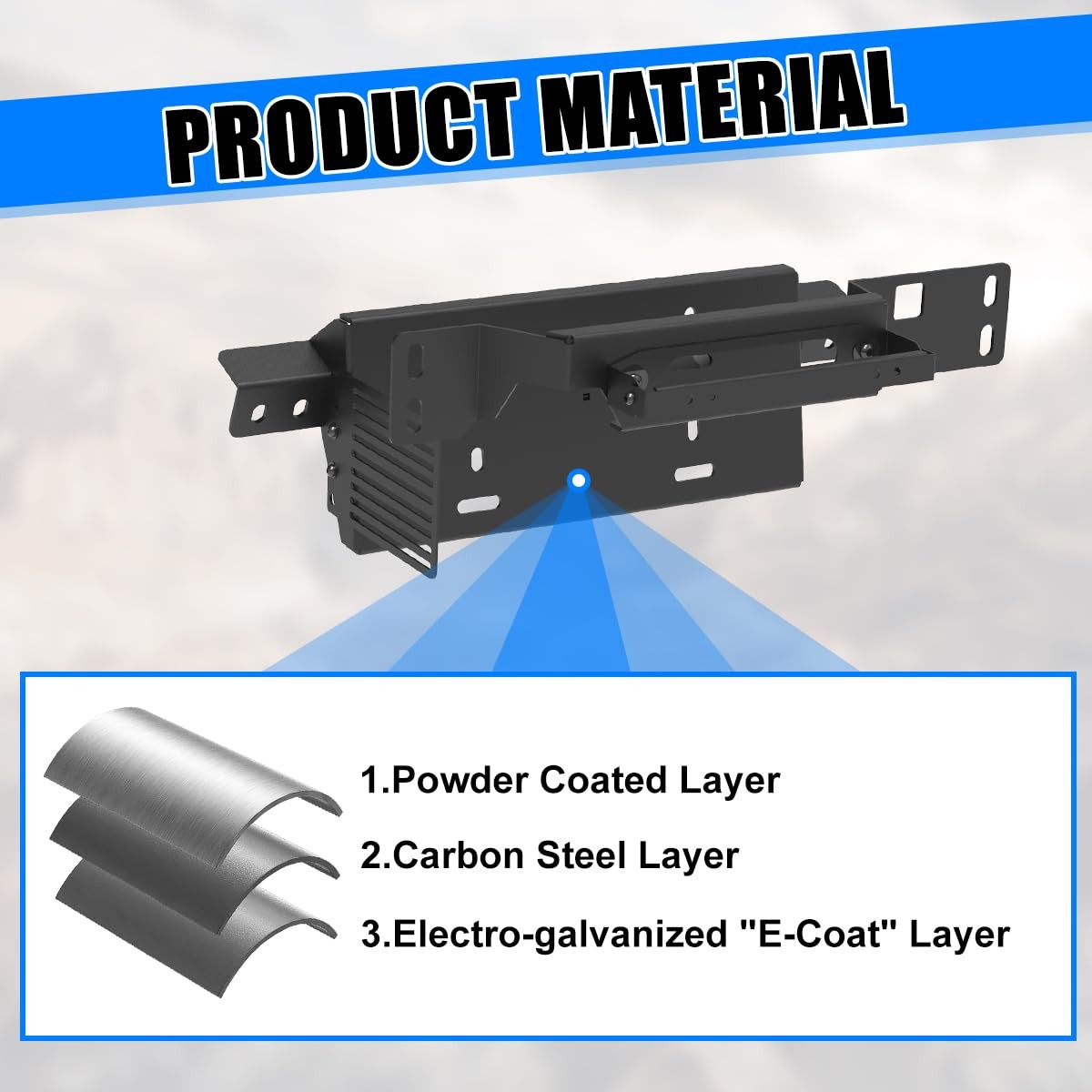 前杆绞车安装适用于 2017 - 2025 福特 F250/F350(不包括柴油型号)