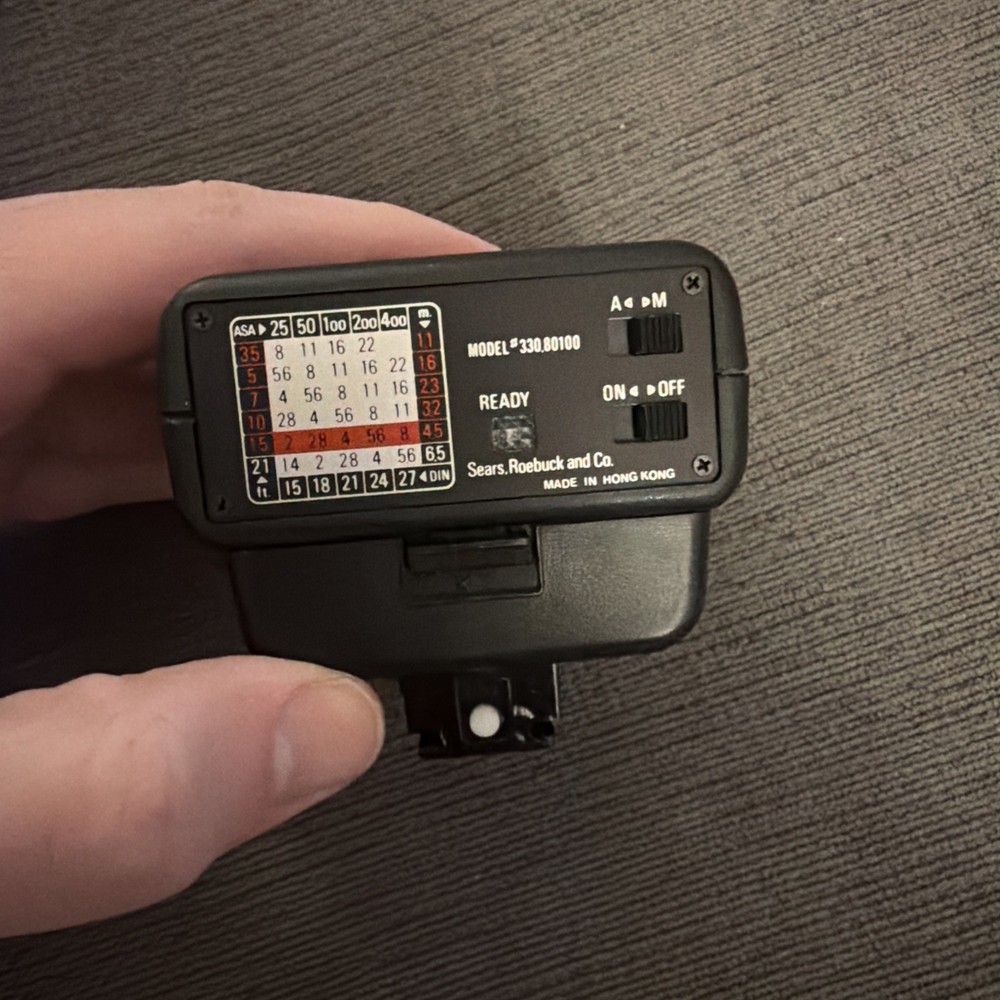 Sears Auto Electronic Flash 38010 in original Box