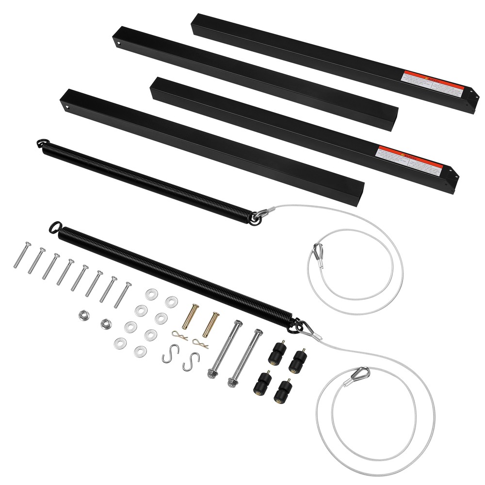 2 Sided Tailgate Utility Trailer Gate & Ramp Lift Assist System 350lbs