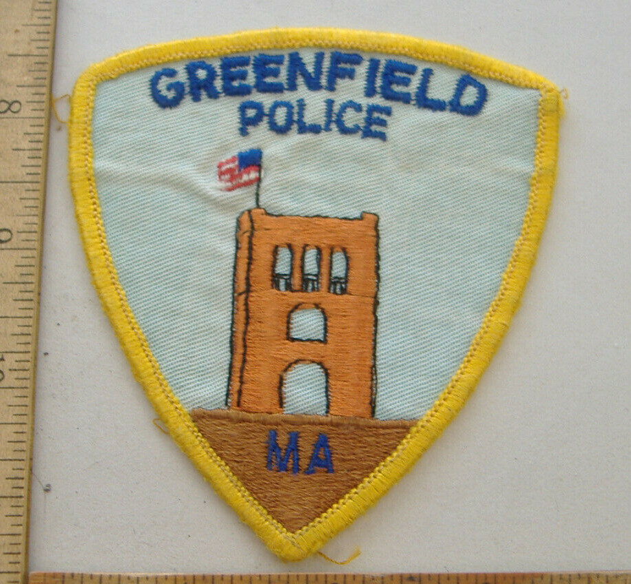 GREENFIELD  MASSACHUSETTS FABRIC PATCH