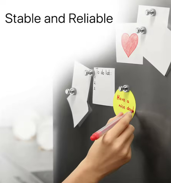 10pcs Neodymium Magnetic Pins: Super Strong Cone Magnets for Board & Fridge