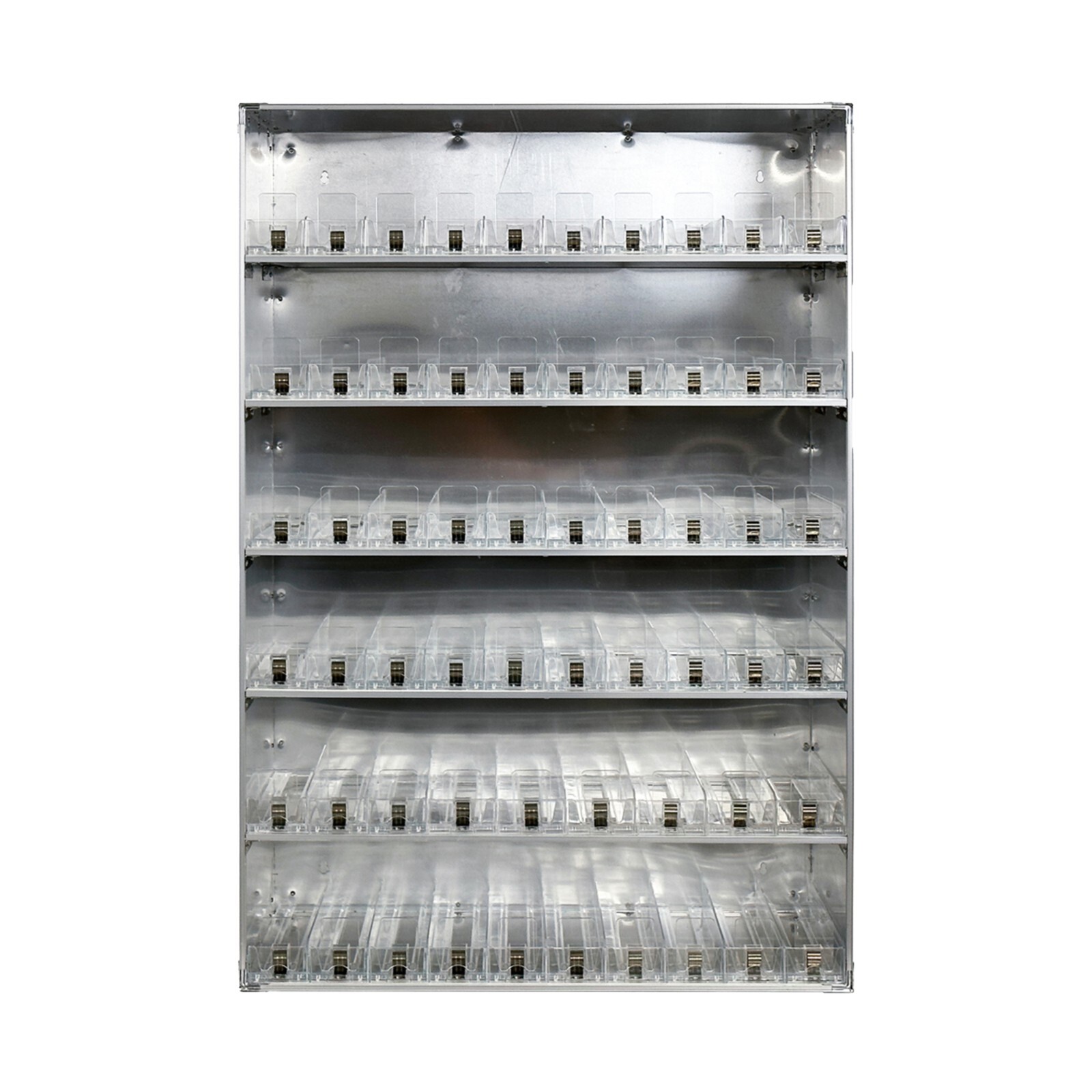 24" W 600 Pack Cigarette Tobacco Display Rack, Transparent Shelf