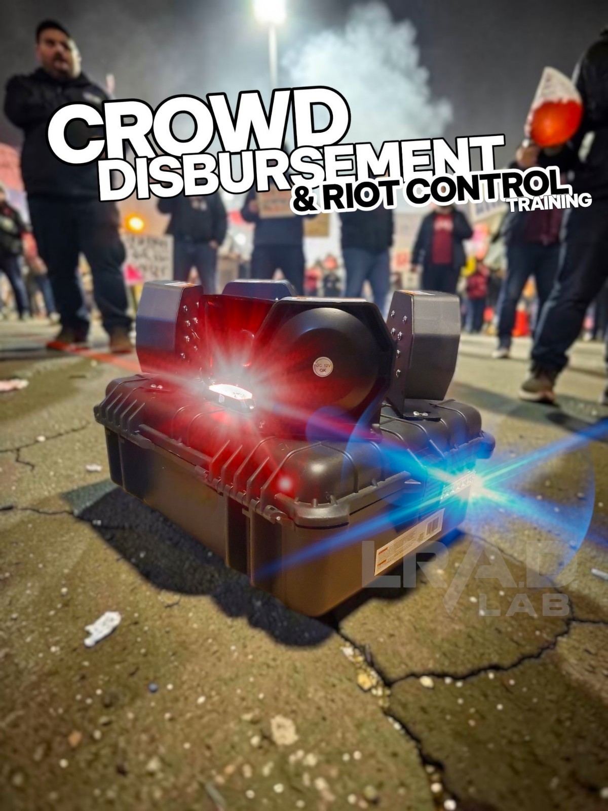 600w 12v ERAD Version2.0 CROWD CONTROL Personal Safety LE Custom W AUDIO