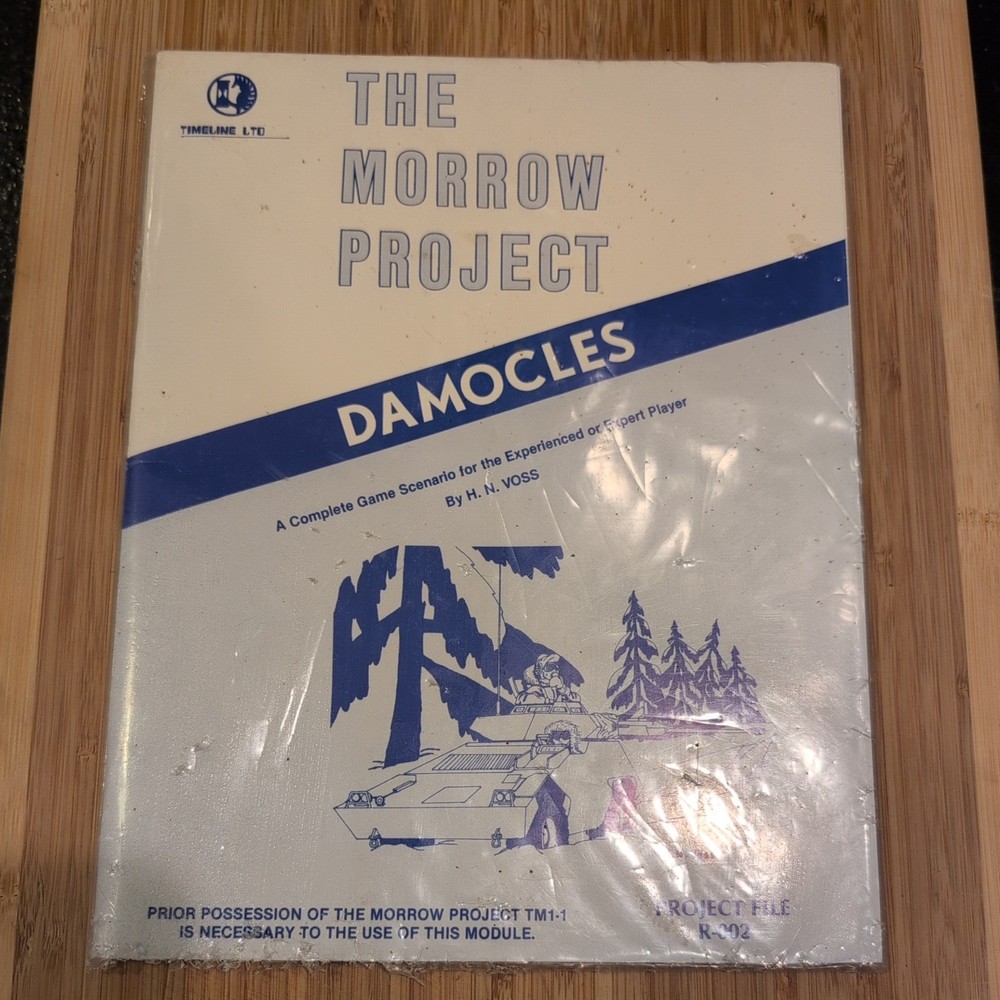 Timeline Morrow Project Damocles IN SHRINKWRAP