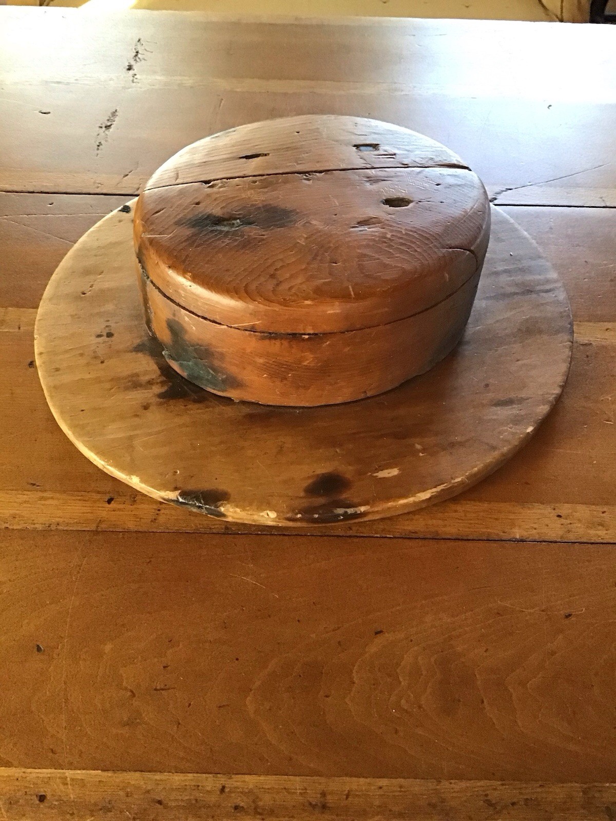 Shaker Antique Children’s Hat Mold Block 1850-1870 !! Extremely Rare ! SALE !