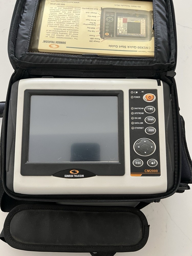 Sunrise Telecom CM2000 DOCSIS 2.0 Cable Modem Analyzer CM-2000