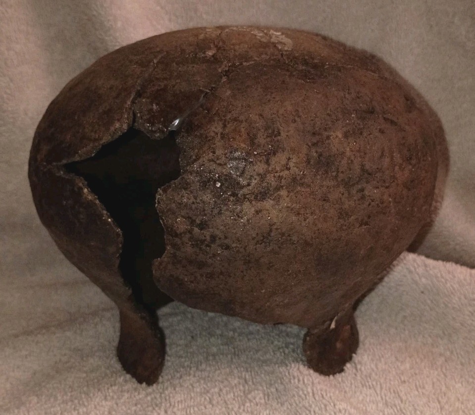 Great Antique Ancestral Pueblo Corrugated Jar Pottery Bowl