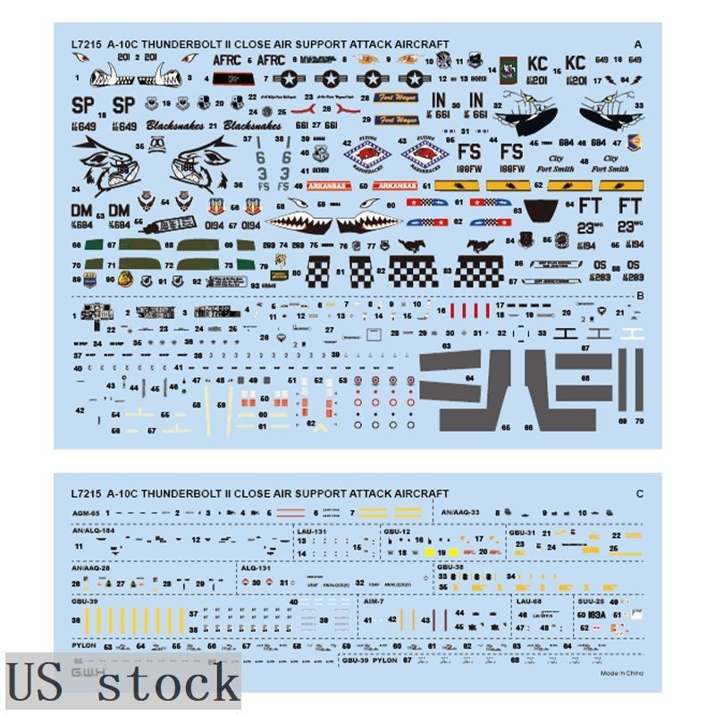 Great Wall Hobby L7215 1/72 A-10C Thunderbolt II Attack Aircraft (US stock)