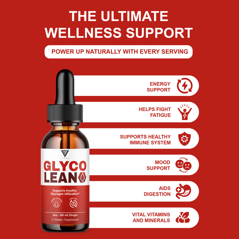 Glyco Lean Drops, GlycoLean Premium Liquid Drop Supplement (2oz)