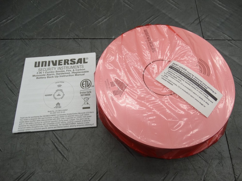 Universal Security Instruments Hardwired Smoke & Carbon Monoxide Detector