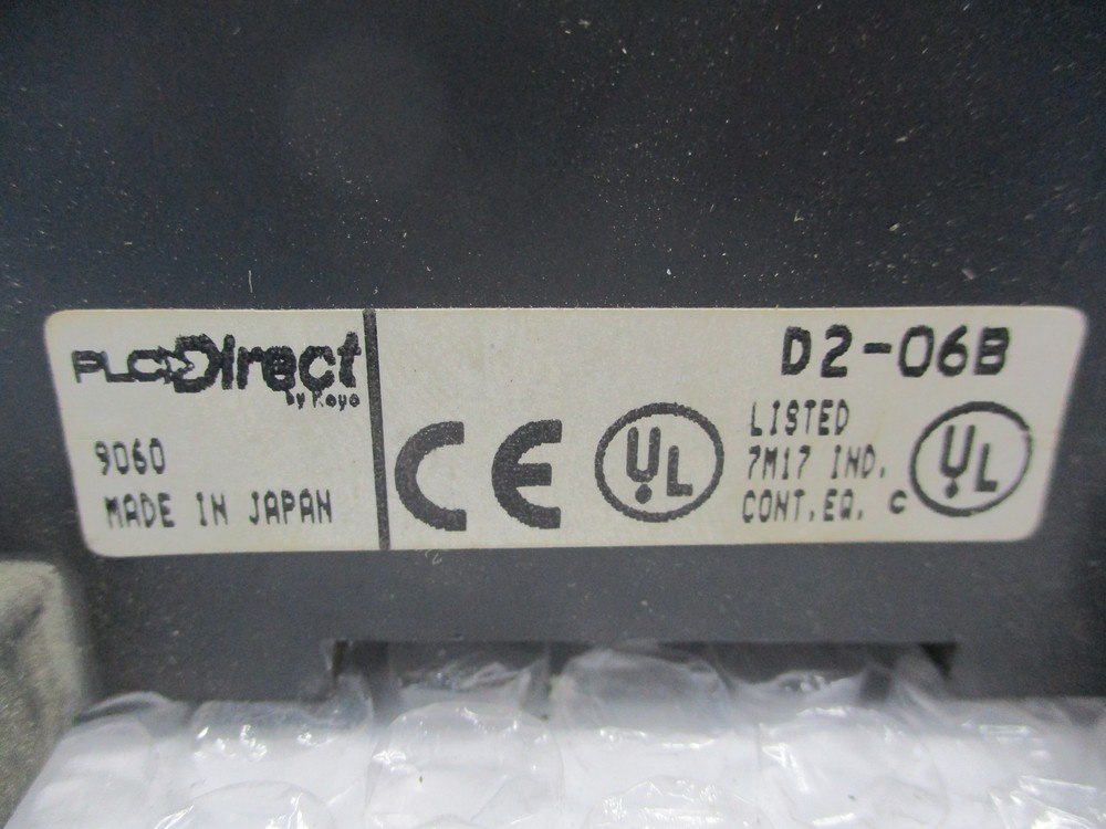 PLC DIRECT D2-06B SLOT RACK CHASSIS UNMP