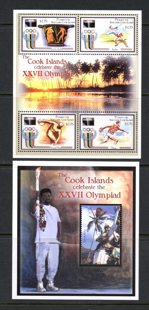K085  Penryhn 2000   Olympics   sheets    MNH