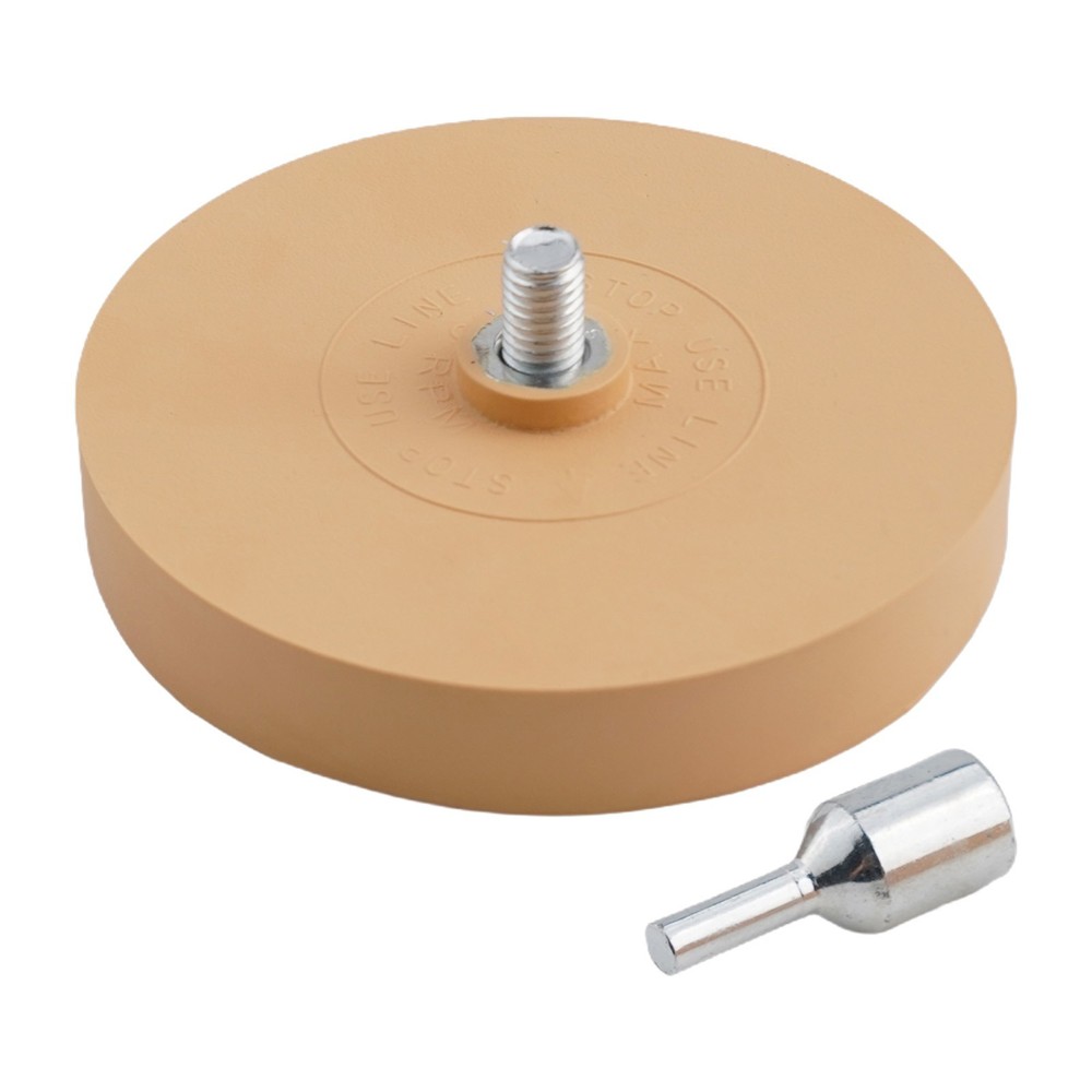 Convenient Compatibility with Electric Drills Rubber Eraser Caramel Wheel
