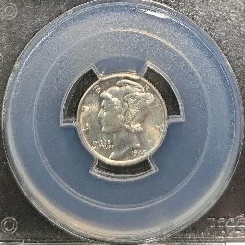 1940 Mercury Dime  PCGS  MS65 FB Silver