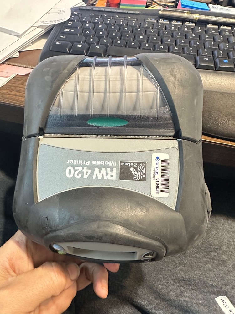 Zebra RW420 Wireless Mobile Printer