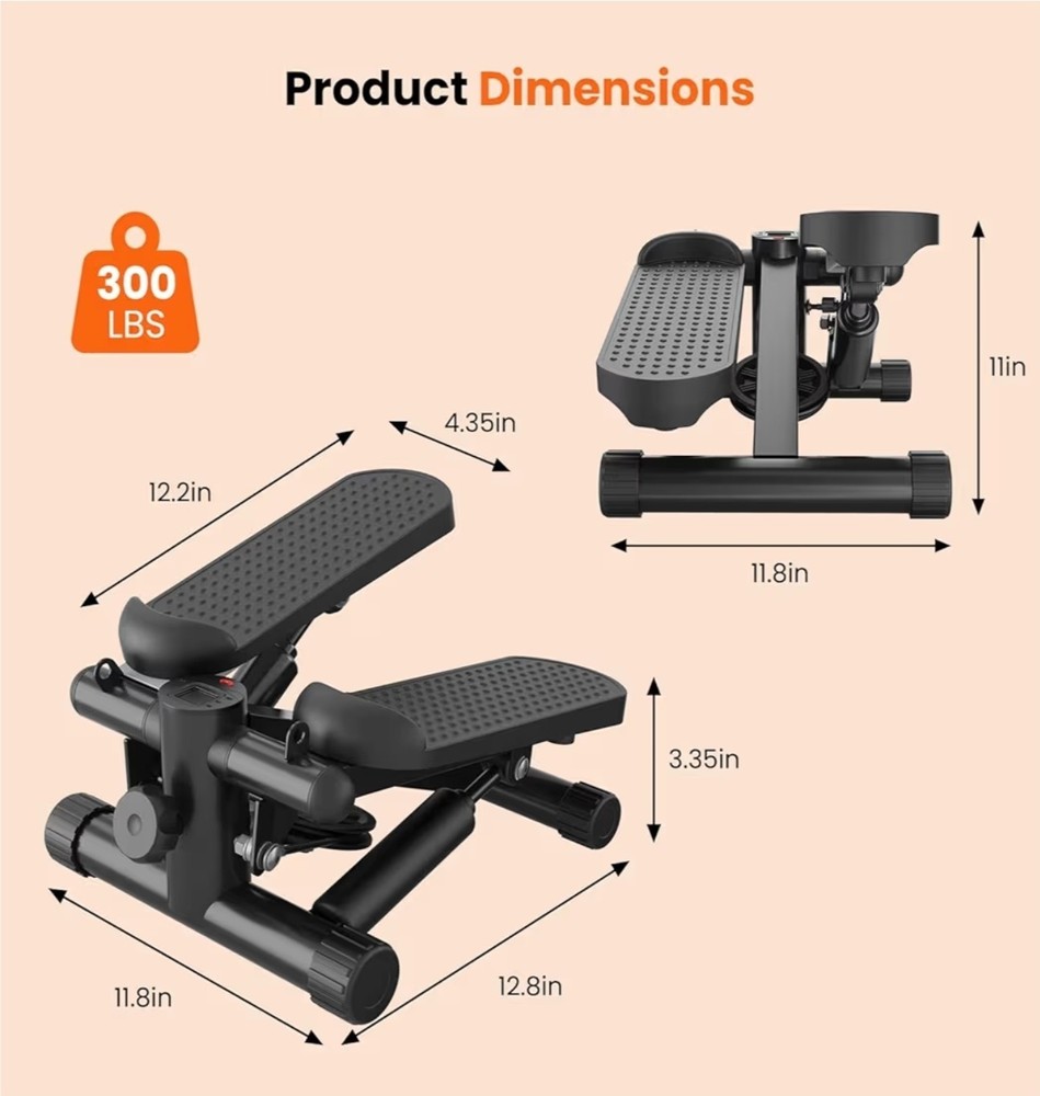 Elliptical Portatil Machine Under Desk Leg Exerciser Fully Assembled LCD