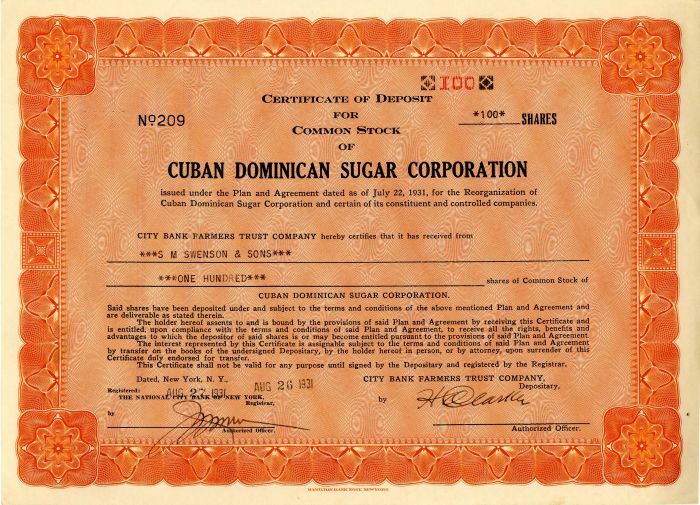 Cuban Dominican Sugar Corporation