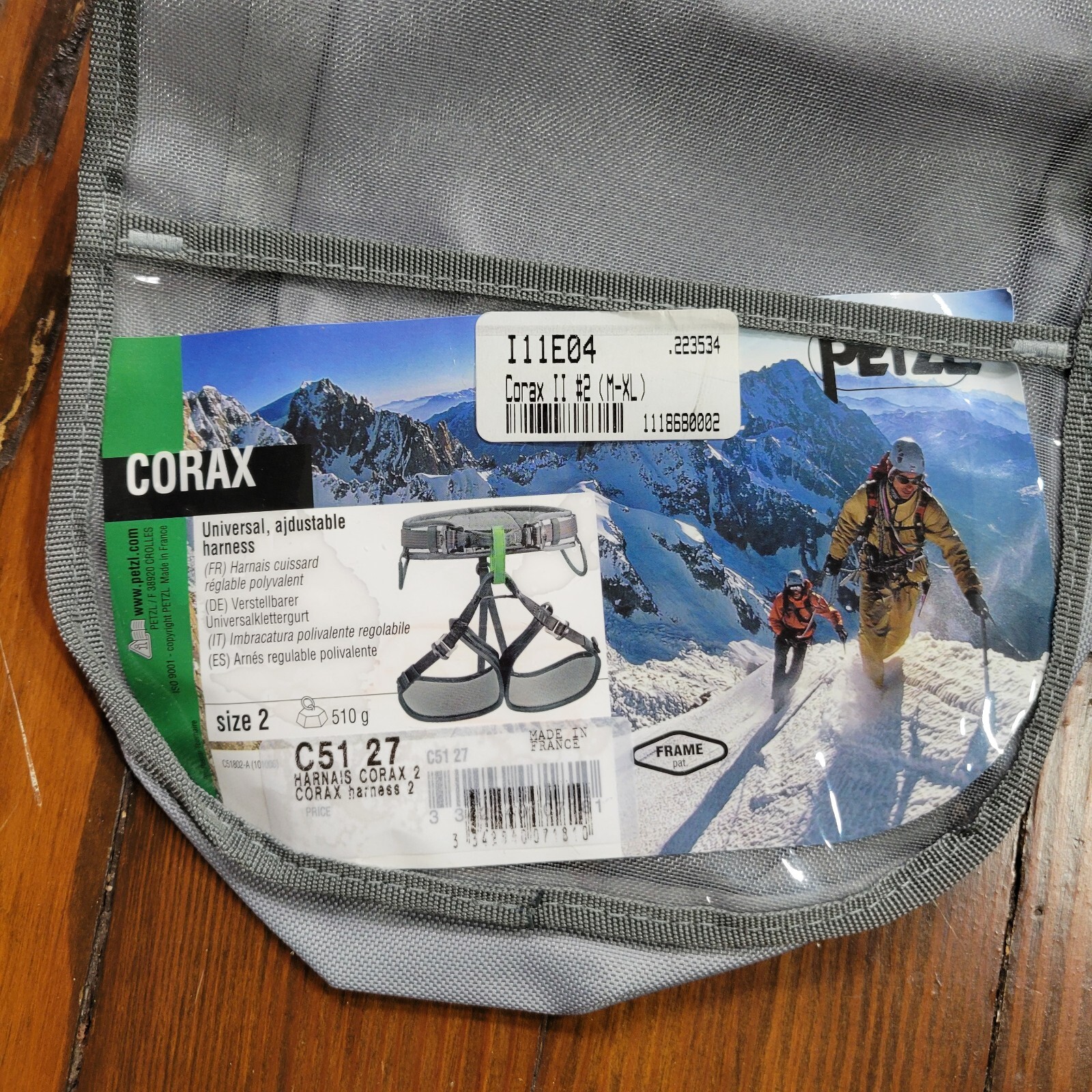 Petzl Corax Climbing Harness - Size 2