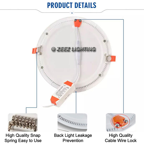 2/3/4/5/6/7/8/9/11-Inch Recessed Lighting Canless LED Ceiling Can Light Fixture