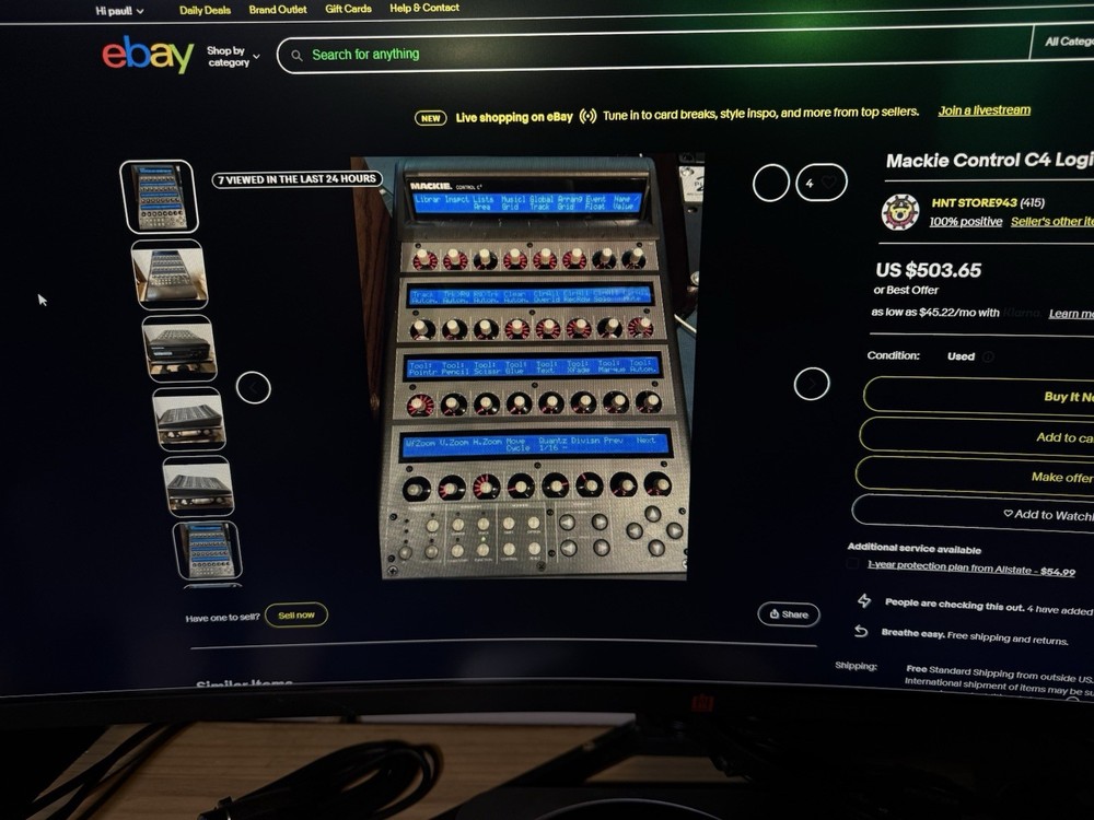MACKIE Control C4 Logic Pro Controller Midi