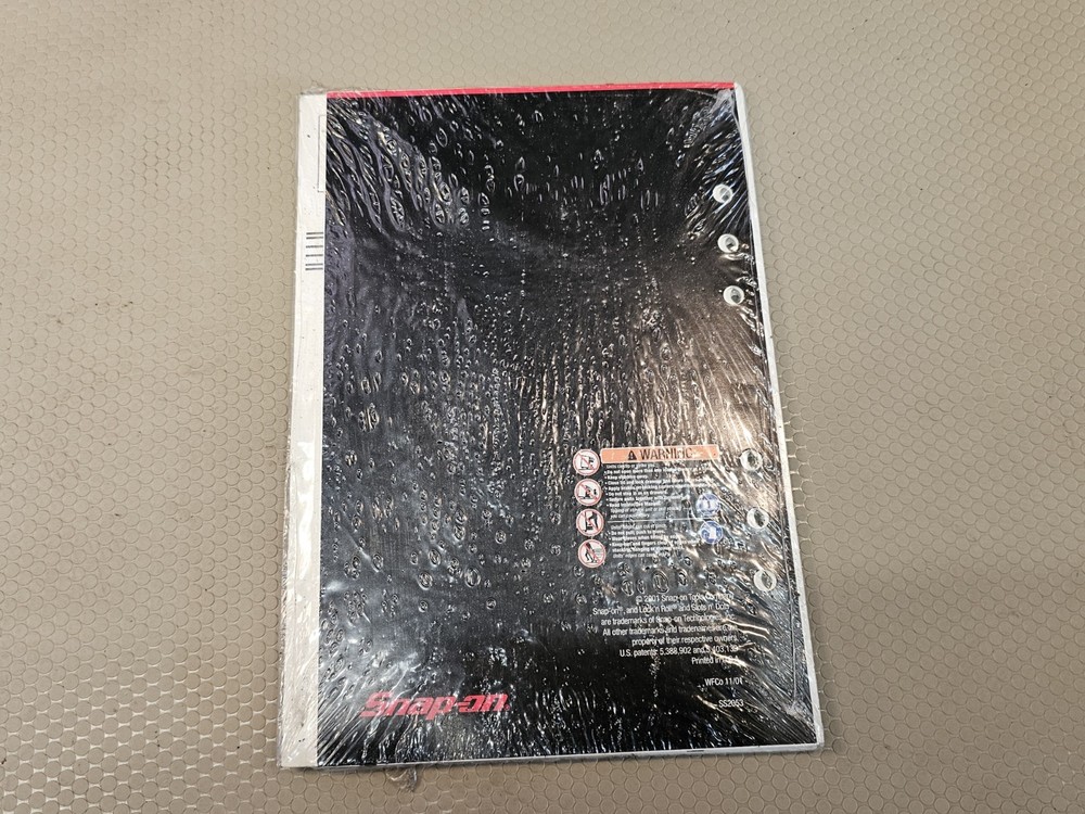 NEW Snap-On Tools KRL Tool Box Owner's Manual Unopened