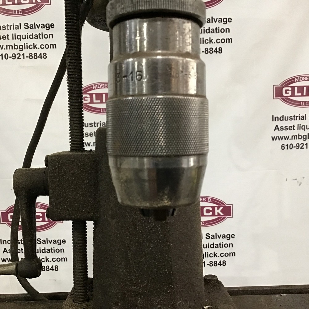 Clausing 16VT1 Variable Speed Drill Press Table with MT Quill