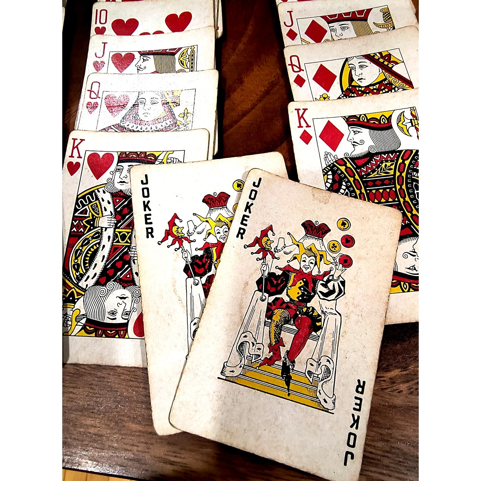 74. Vintage Playing Cards 88 Jumbo Index
