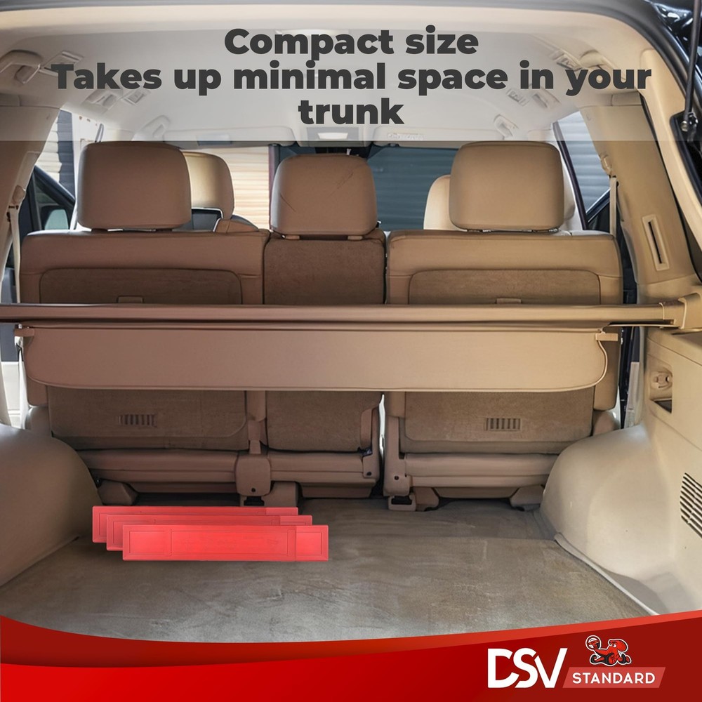 DSV Standard Warning Triangles, Reflective Triangles with Reinforced Cross...