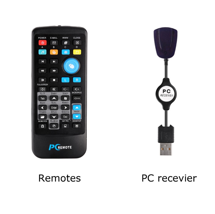 Wireless Mouse Remote Control USB Receiver IR Remote Control for Loptop Computer