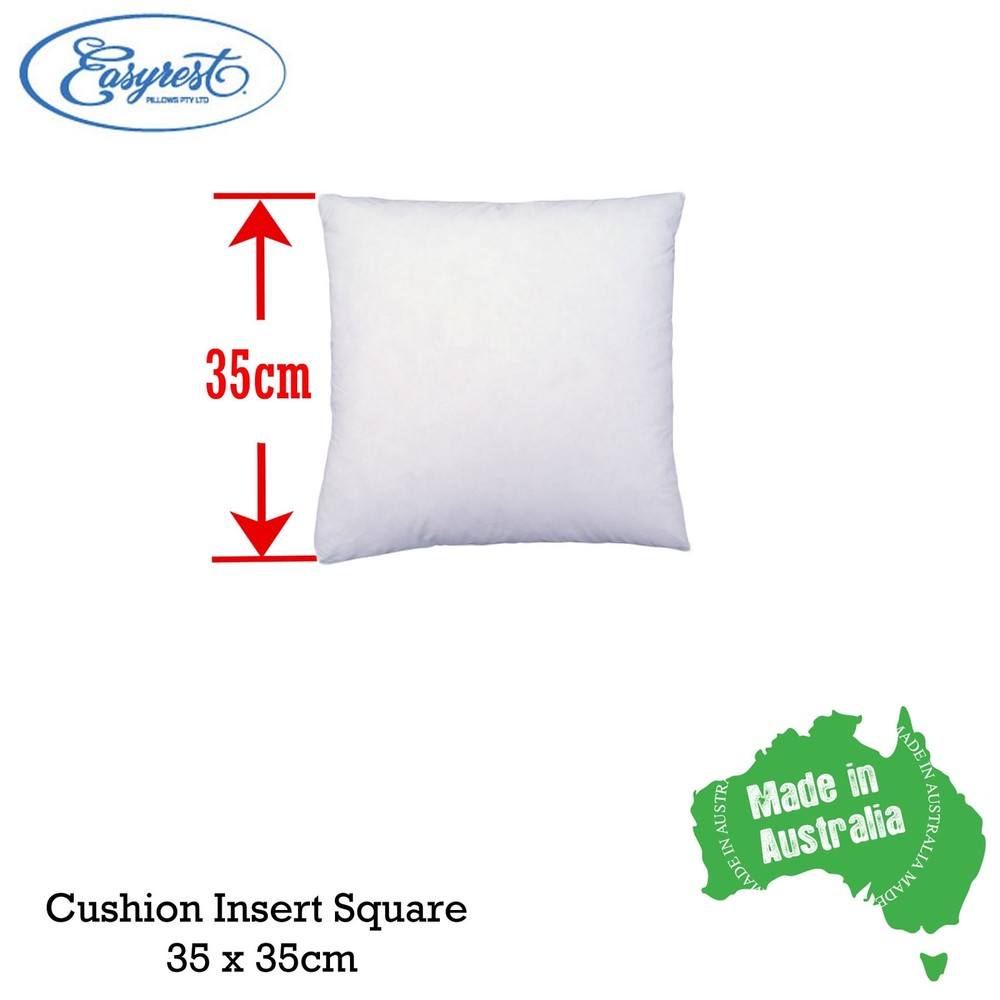 EASYREST Australian Made Cushion Inserts Premium Polyester Filled - 12 sizes