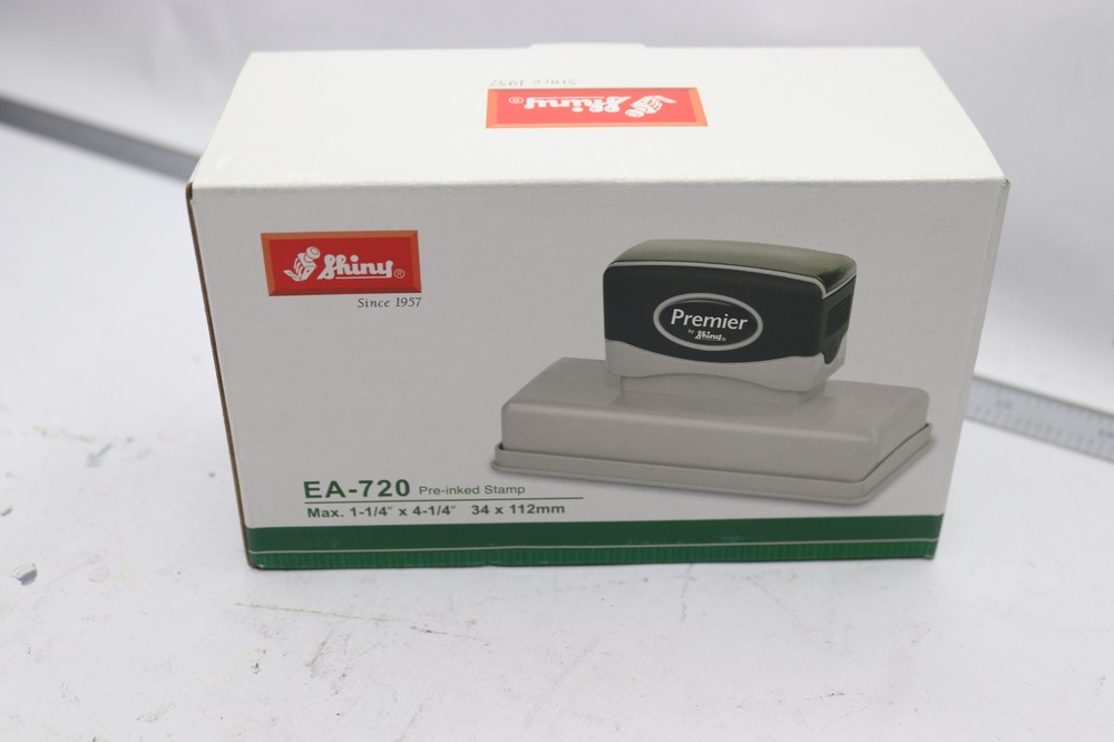 Shiny Premier Pre-Inked Stamp EA-720